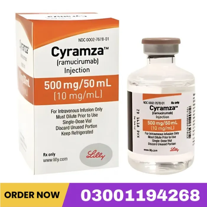 Cyramza 500mg/50ml Injection (Ramucirumab)