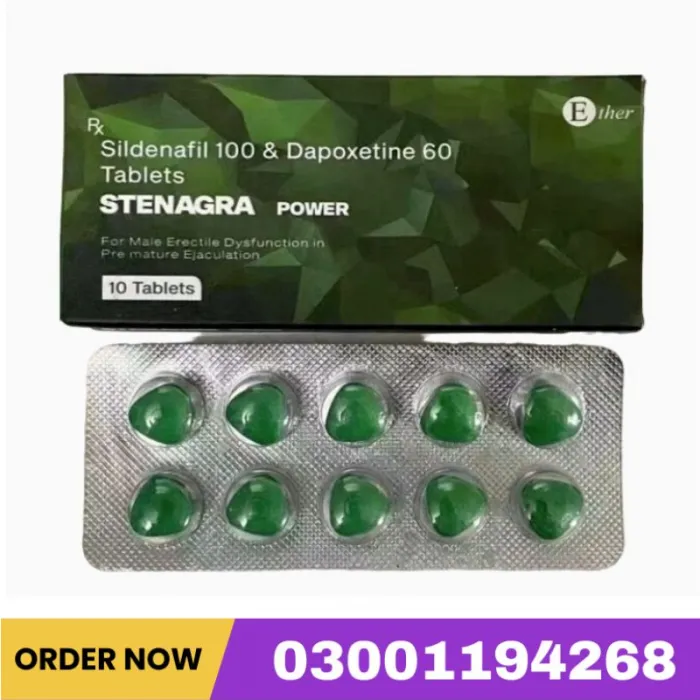 Stenagra Power Dapoxetine Tablets In Pakistan