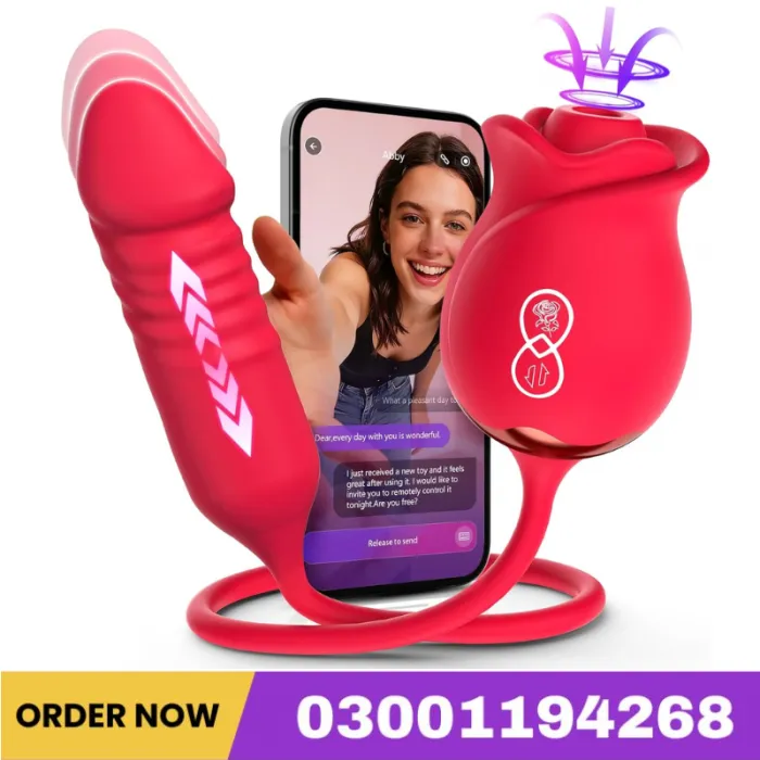 Mooligirl Rose Toy Thrusting Dildo Vibrator Price In Pakistan