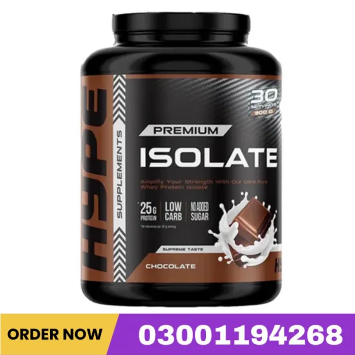 Hype Premium Whey Protein Isolate (Chocolate) 900G In Pakistan