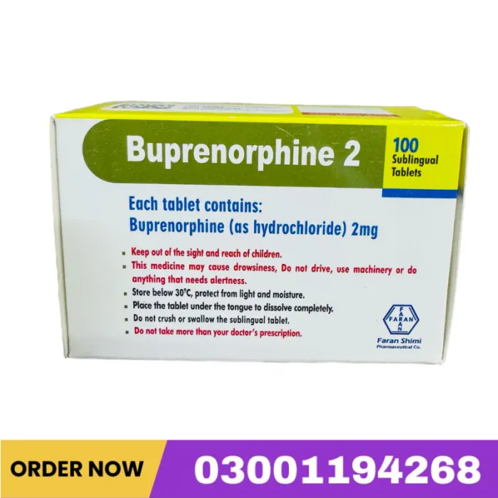 Buprenorphine 2mg Tablet In Pakistan