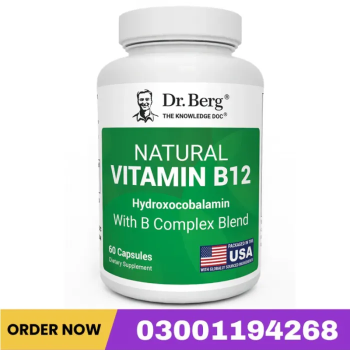 Natural Vitamin B12 – Hydroxocobalamin With B Complex Blend