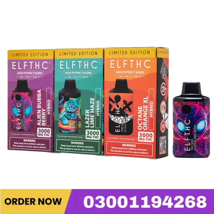 ELF THC THC3000 Delta Disposable 3G In Pakistan