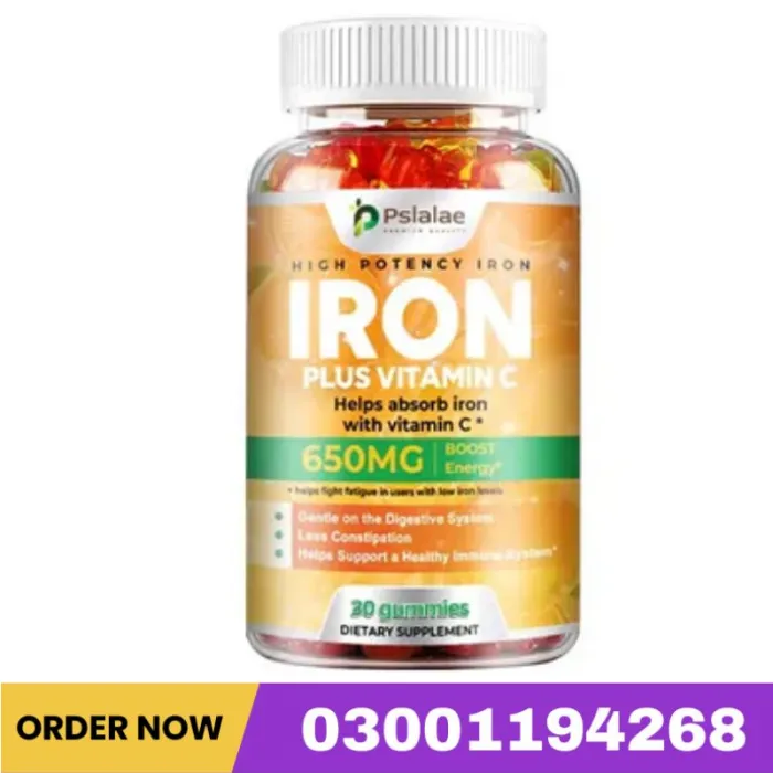 Iron 650mg Gummies – Gentle Digestive & Immune Aid Price In Pakistan