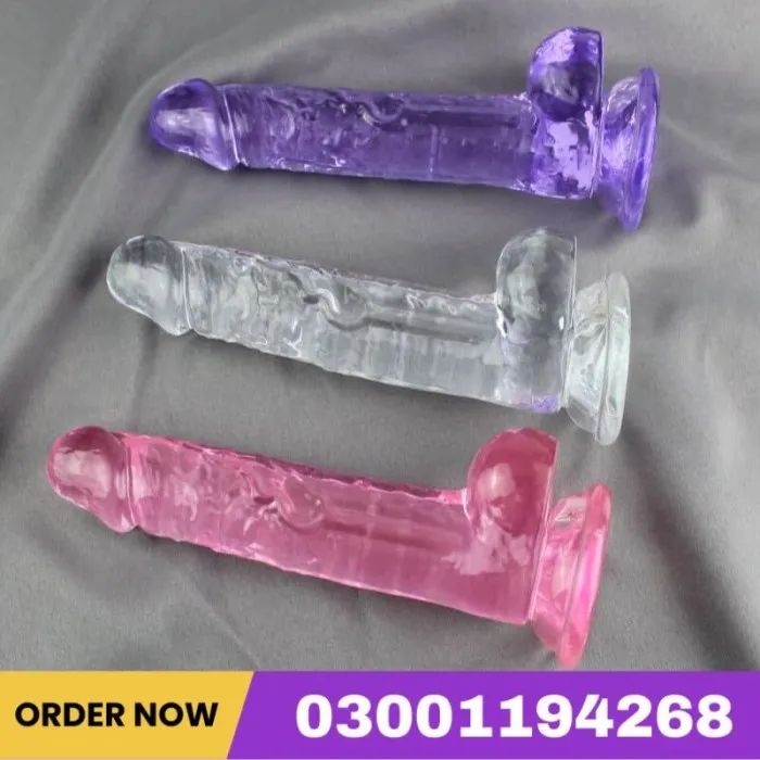 Adam & Eve Pink Jelly Realistic Dildo In Pakistan