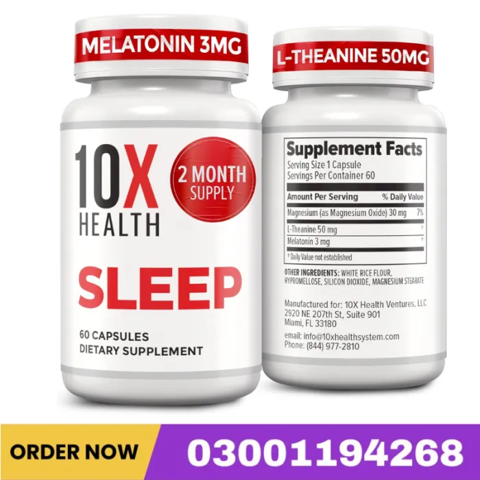 10X Health Sleep Supplement In Pakistan