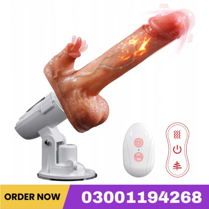 5 In 1 Realistic Smart Heating Dildo With 8 Vibrations & Thrusting Modes