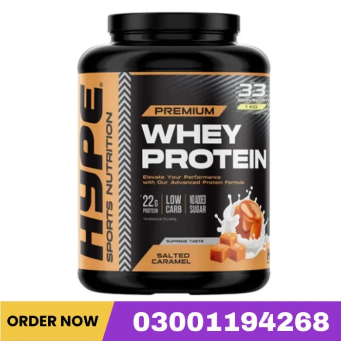 Hype Premium Whey Protein (Salted Caramel) 1 Kg In Pakistan