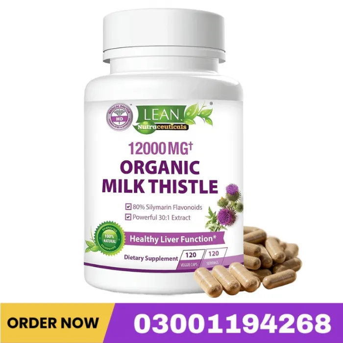 Lean Nutraceuticals MD Certified Organic Milk Thistle Capsules In Pakistan