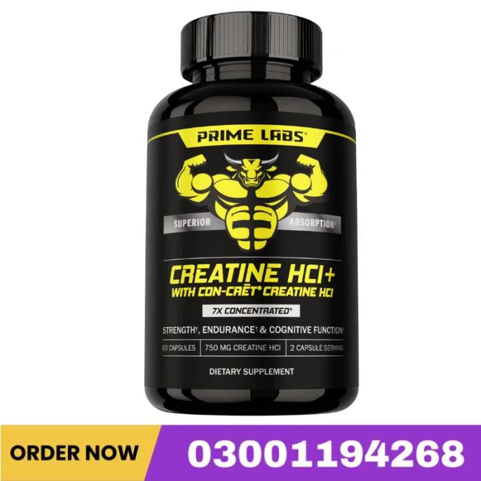 Prime Labs Creatine Monohydrate Capsules In Pakistan