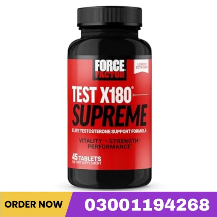 Force Factor Test X180 Supreme Capsules In Pakistan