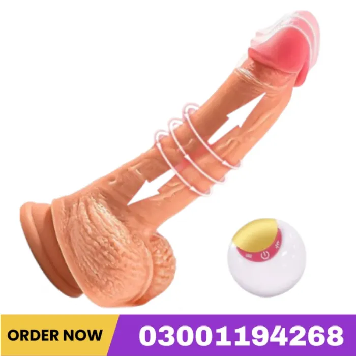 8 Thrusting & Vibrating Modes Realistic Thrusting Dildo 