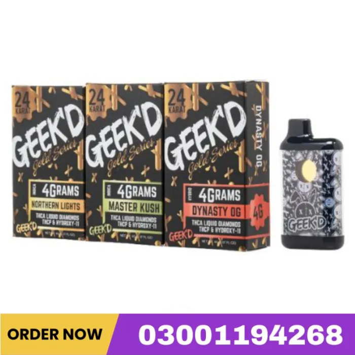 Geekd Gold Series Disposable 4G In Pakistan