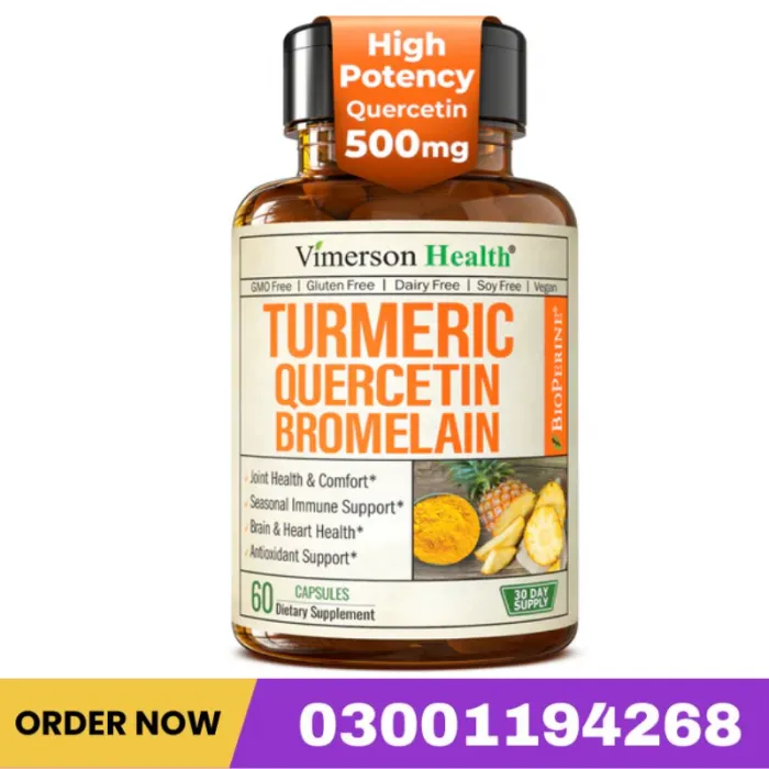 Vimerson Health Turmeric Quercetin Bromelain Capsule Price In Pakistan