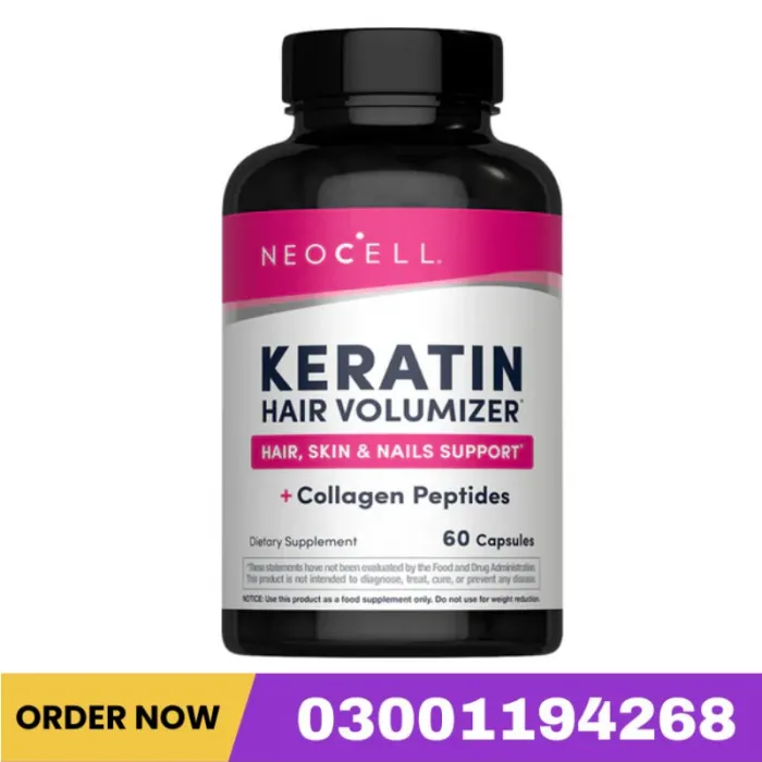 NeoCell Keratin Hair Volumizer, 60 Ct