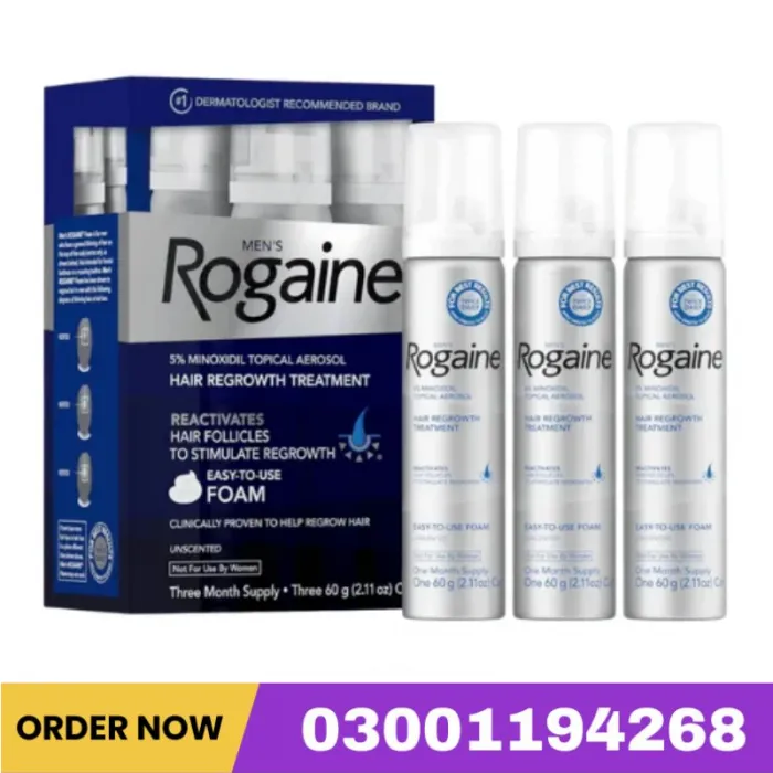 Rogaine For Men Hair Foam 5% Minoxidil