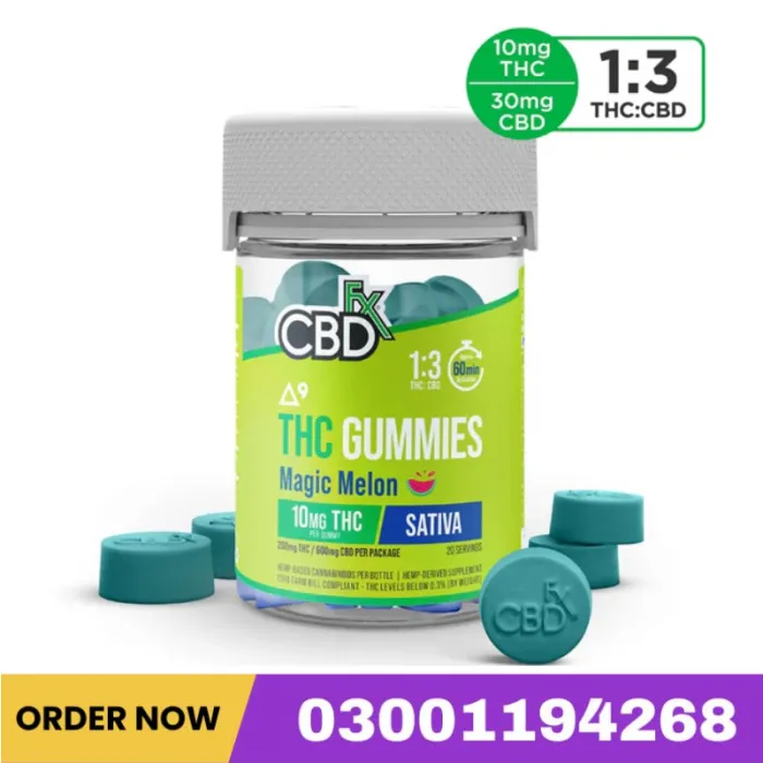 CBD Gummies + THC: Magic Melon Sativa - High Potency Price In Pakistan