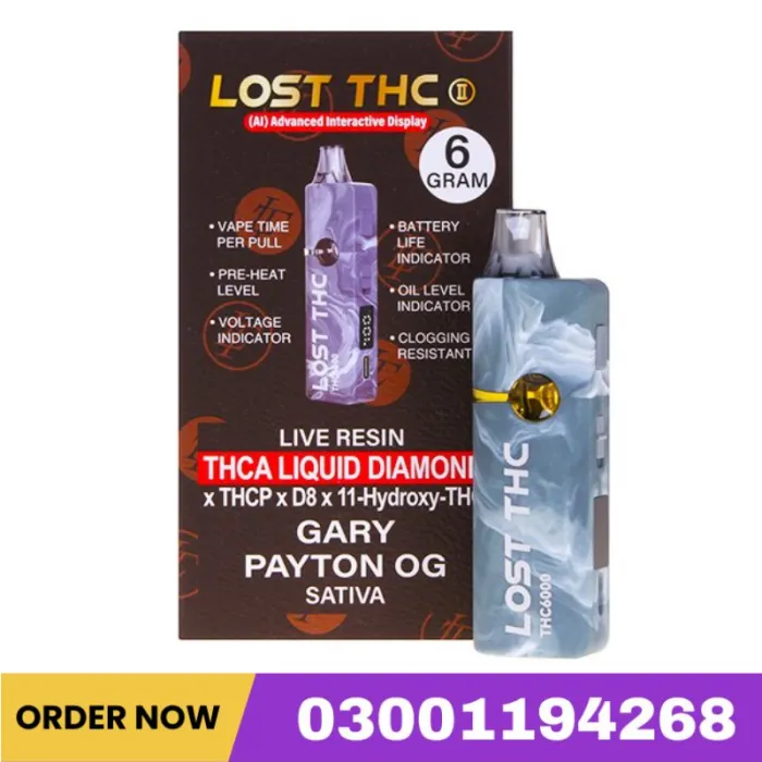 Lost THC THCA Liquid Diamond Disposable | 6g In Pakistan