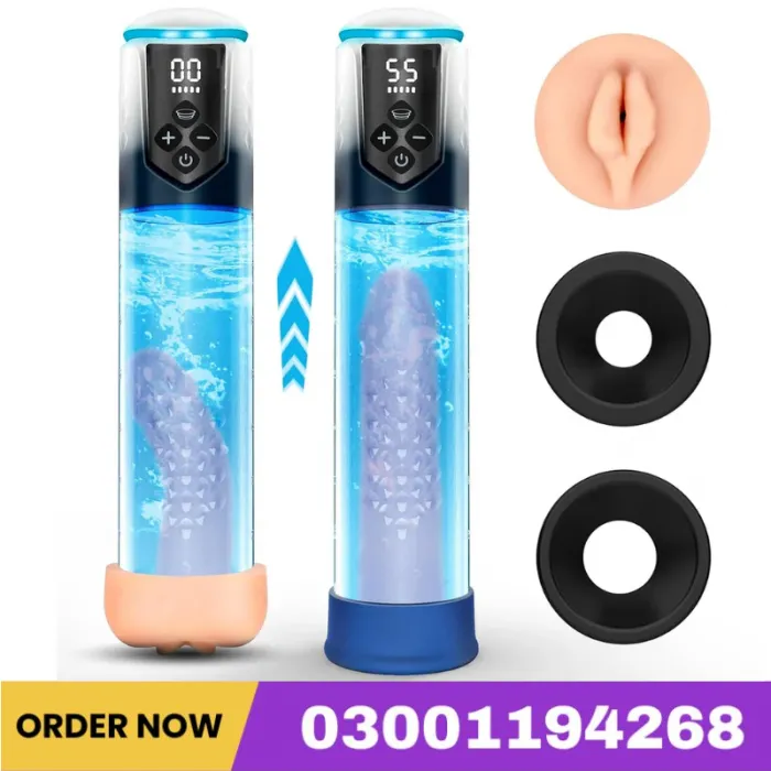 Milton - Automatic 5 Training Pressure And 5 Suction Electric Penis Pump Air Water Extender