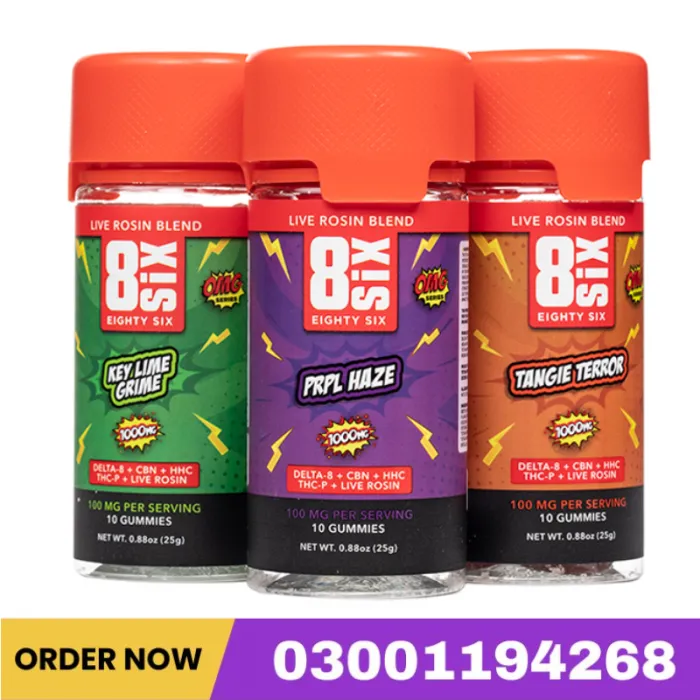 Eighty Six Live Rosin Blend OMG Series Gummies 1000MG