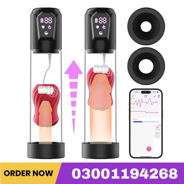 Automatic Sucking Men Penis Pump 5 Vibration & Suction Pocket Pussy Male Stroker Male Penis Extender