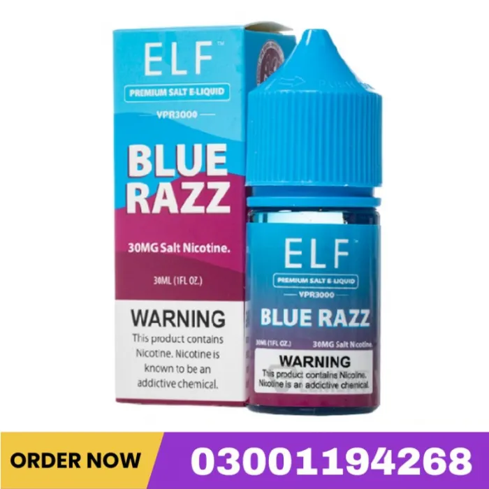 BLUE RAZZ ELF VPR3000 SALTS 30ML In Pakistan