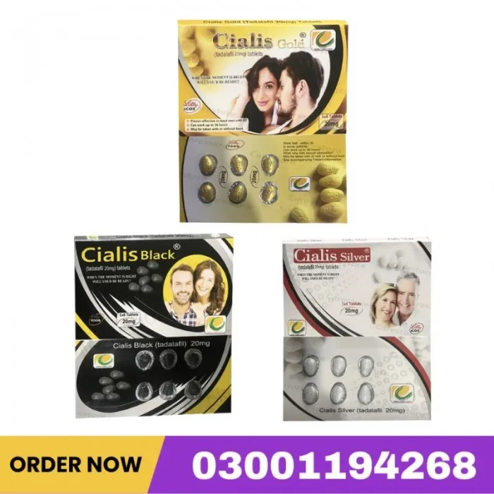 Cialis Black & Cialis Silver & Cialis Gold Price In Pakistan