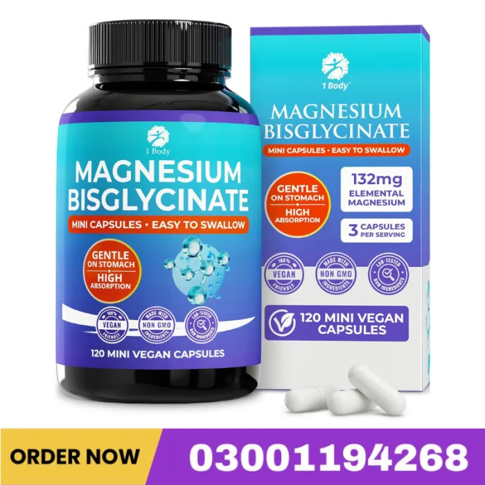 1 Body Magnesium Bisglycinate Capsule In Pakistan