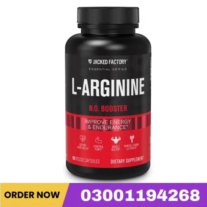 Jacked Factory L- Arginine N.O. Booster Capsules In Pakistan