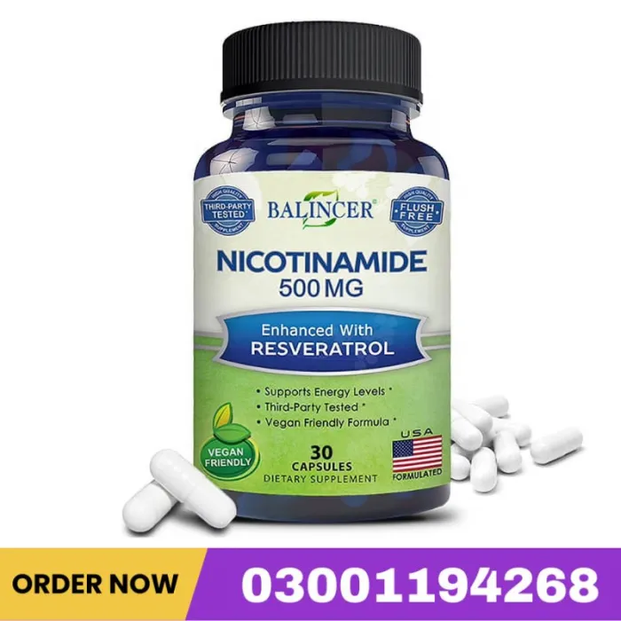 Niacinamide 500mg Vegetarian Capsule In Pakistan