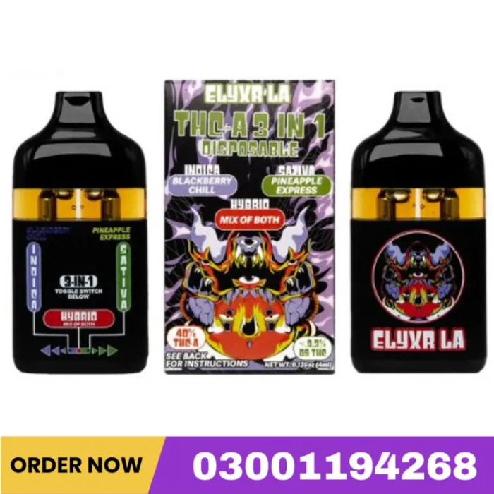 THC-A 3-in-1 Disposable 4 Grams (4000mg) In Pakistan