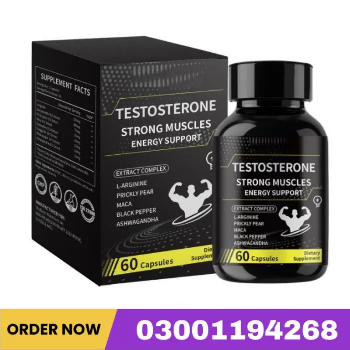 Testosterone Strong Muscles Energy Support Capsule Price In Pakistan