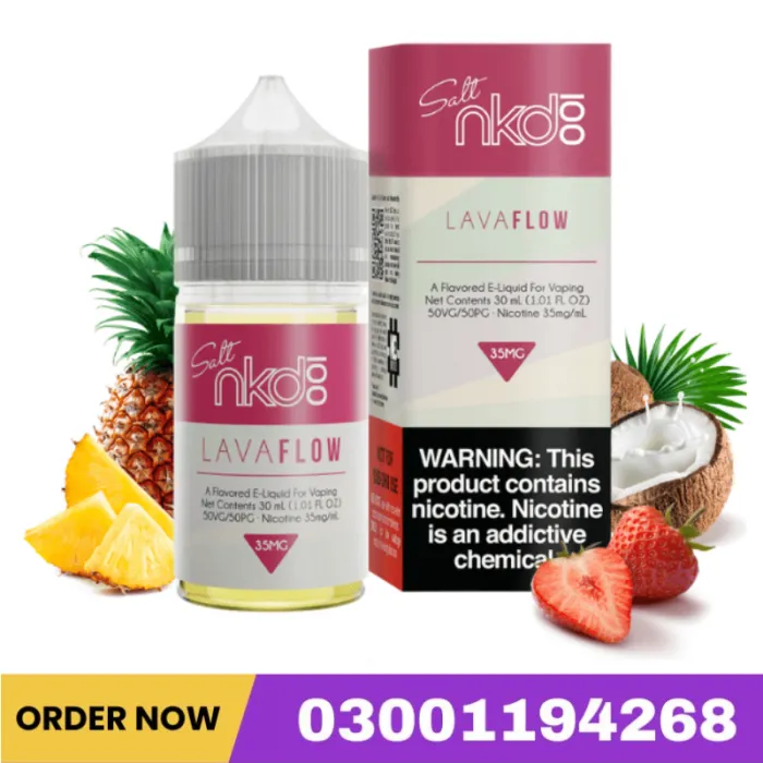Lava Flow - NKD 100 Salt E-Liquid - 30mL In Pakistan