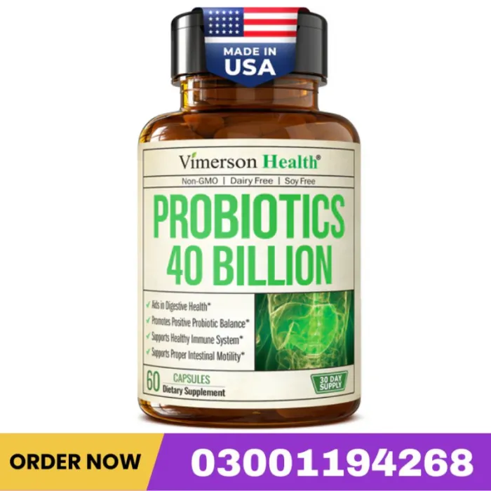 Vimerson Health Probiotics 40 Billion Capsule Price In Pakistan
