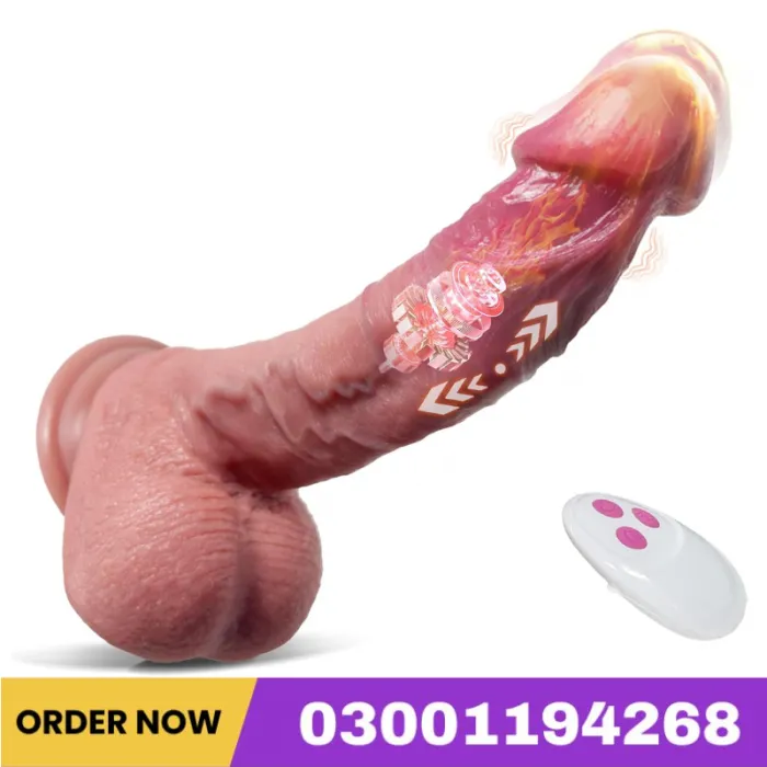 Realistic Thrusting & Heated Silicone Dildo Price In Pakistan