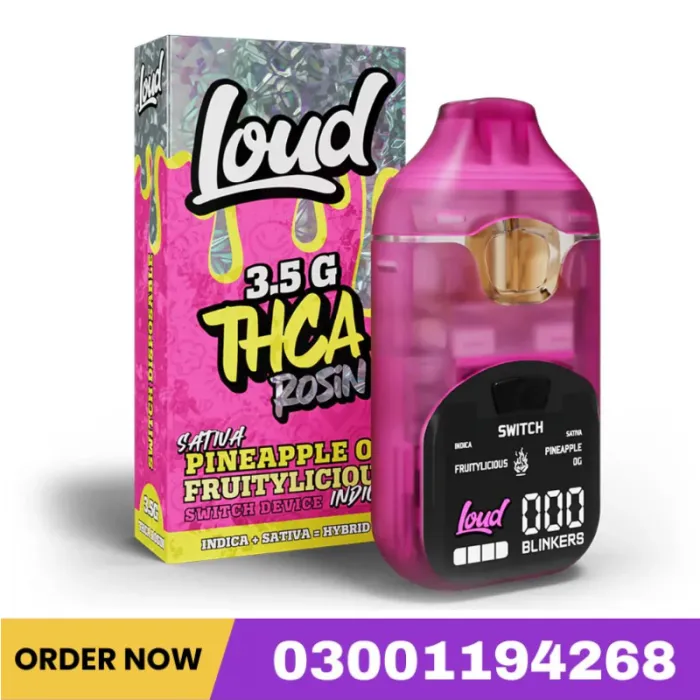 Loud THC-A Rosin Dual Flavor Disposable (3500mg) In Pakistan
