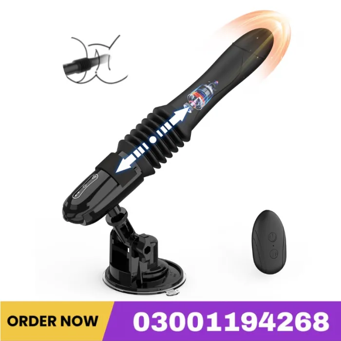 Automatic Thrusting Sex Machine Realistic Dildo with 10 Vibrations & Thrusting Modes