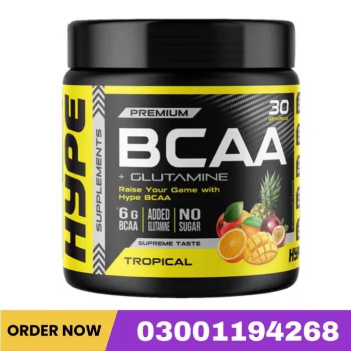 Hype Premium Bcaa + Glutamine (Tropical) 300G In Pakistan
