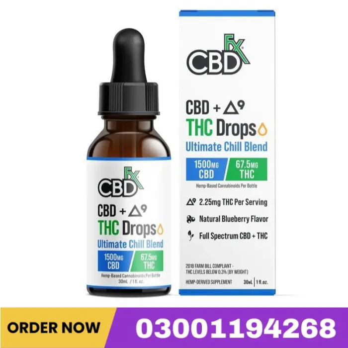 Ultra Full Spectrum CBD Tincture for Chill + THC In Pakistan