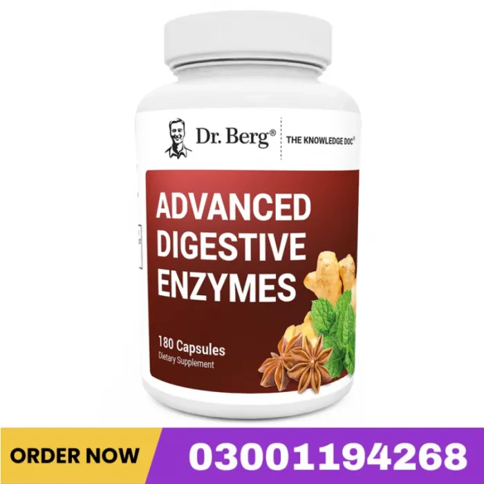 Advanced Digestive Enzymes With Apple Cider Vinegar And Pancreatin – 180 Capsules