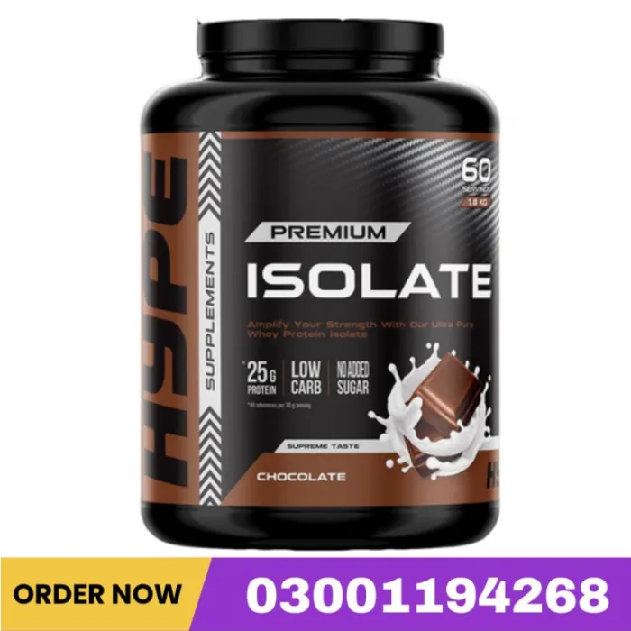 Hype Premium Whey Protein Isolate (Chocolate) 1.8 Kg In Pakistan