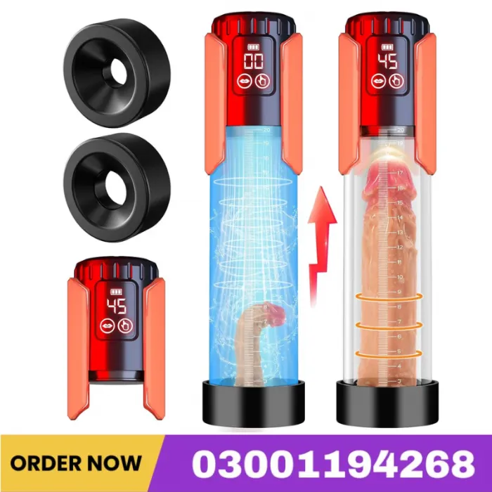 5 Suction Intensities Extended Erection And Air Pressure Device Automatic Penis Enlarger Extend Vacuum Pump