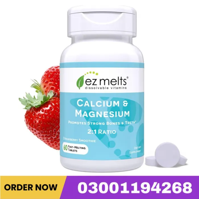 Ez Melts Dissolvable Calcium & Magnesium Supplement In Pakistan