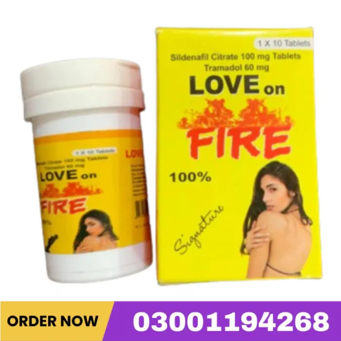 Love On Fire 10 Tablets In Pakistan