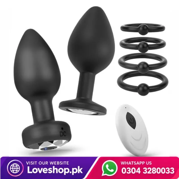 Anal Plug Sex Toys Vibrator Silicone Butt Plugs Penis Rings Training 6 Pcs