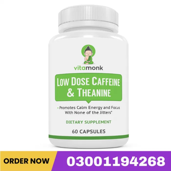Vitamonk Low Dose Caffeine And Theanine Capsules In Pakistan