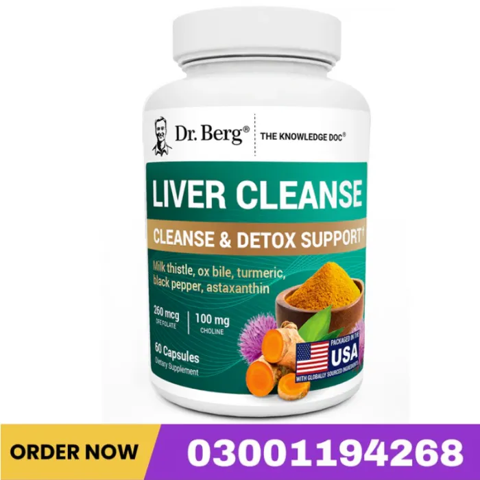 Liver Cleanse Detox Support With Milk Thistle, Ox Bile & Choline – 60 Vegetable Capsules