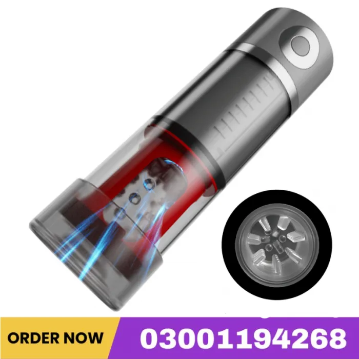 2 In 1 Automatic 5*5 Sucking Vibrating Masturbator & Penis Pump 