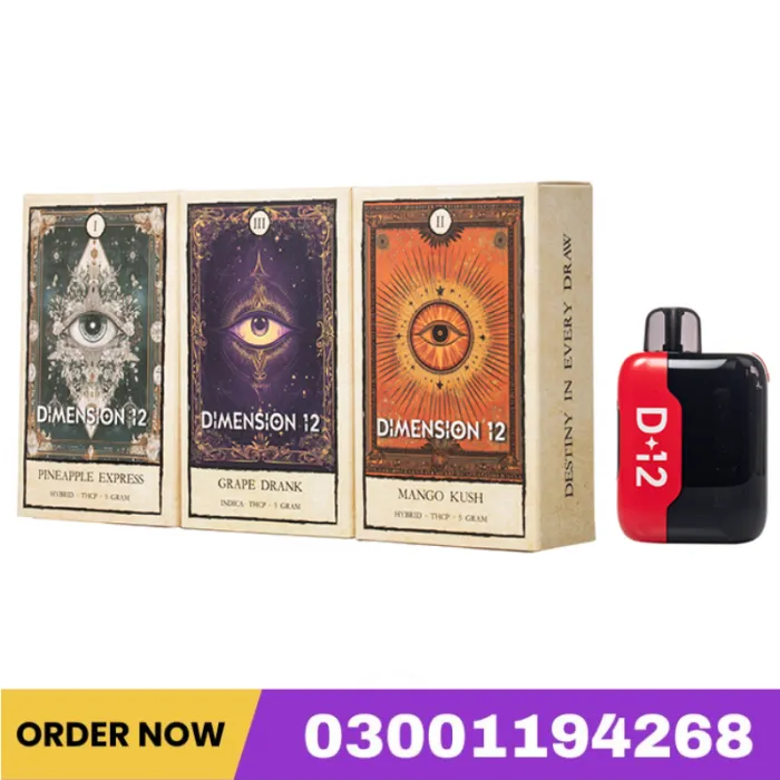 Dimension 12 THCP Disposable 5G In Pakistan