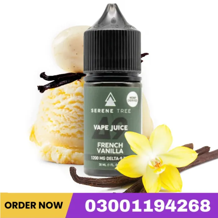 Serene Tree Delta-9 THC French Vanilla Vape Juice 500mg